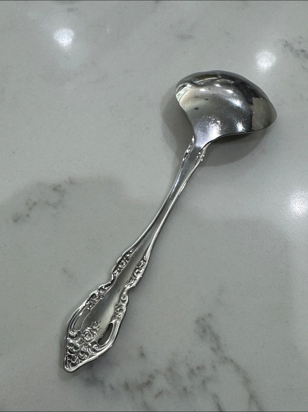 Oneida Community Glossy Stainless steel Gravy ladle Server Flatware